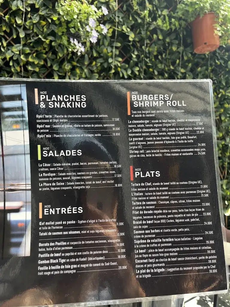 Menü_Restaurant Le Phare de Seine_Choisy-le-Roi_Bild_2