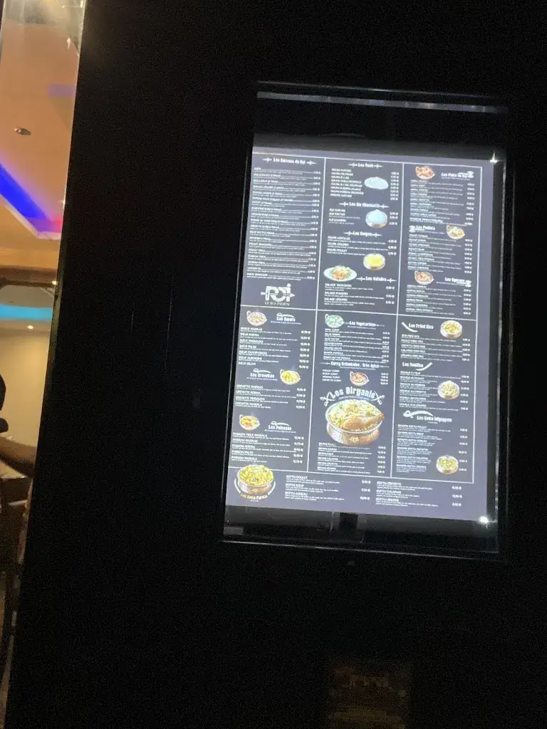 Menu_Le Roi Indien_Choisy-le-Roi_image_4