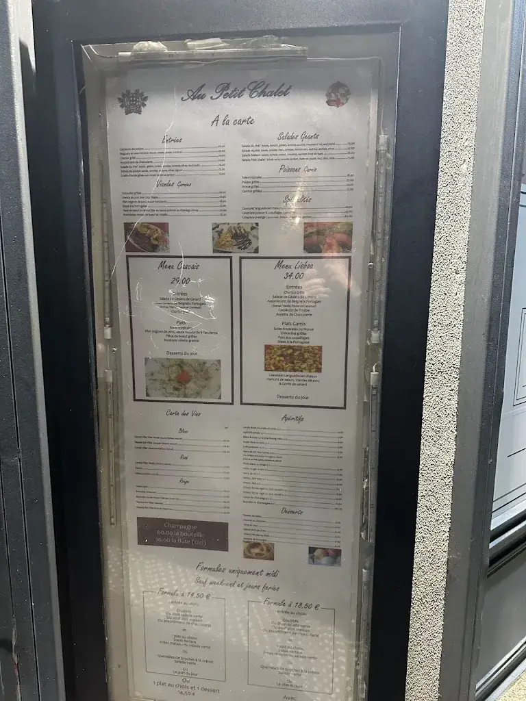 Menü_Au Petit Châlet_Colombes_Bild_1