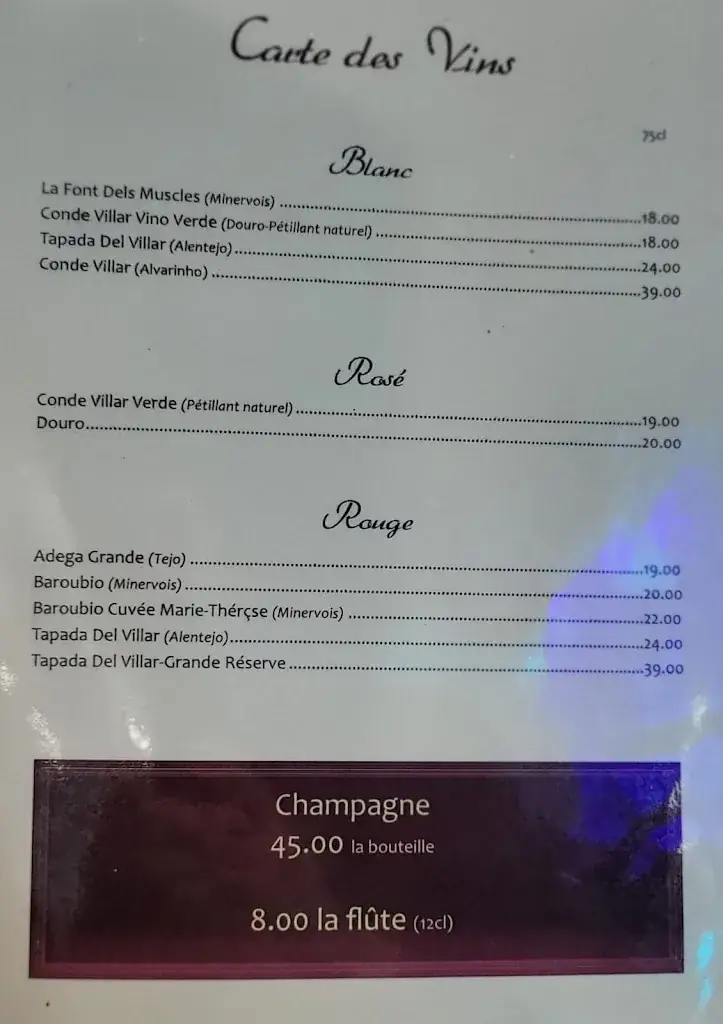 Menü_Au Petit Châlet_Colombes_Bild_4