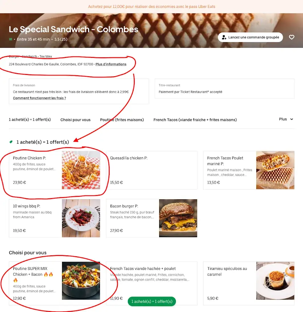 Menu_The Ranch Restaurant Colombes_Colombes_immagine_1