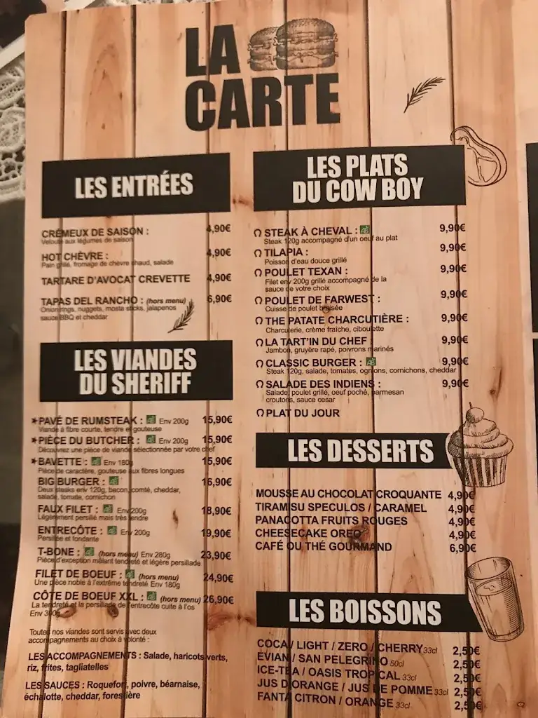 Menu_The Ranch Restaurant Colombes_Colombes_immagine_4