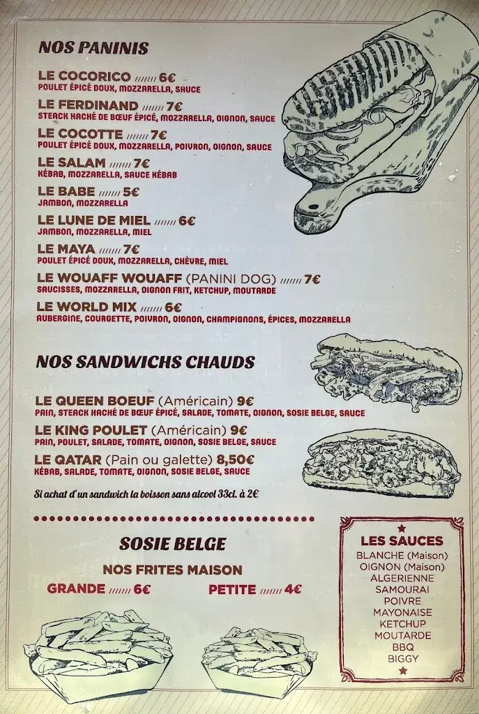 Menu_One Again food_Ennezat_image_1