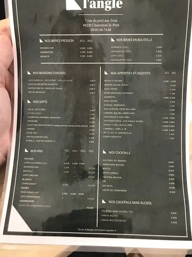 Menu_Bistrot de l'Angle_Charenton-le-Pont_image_2