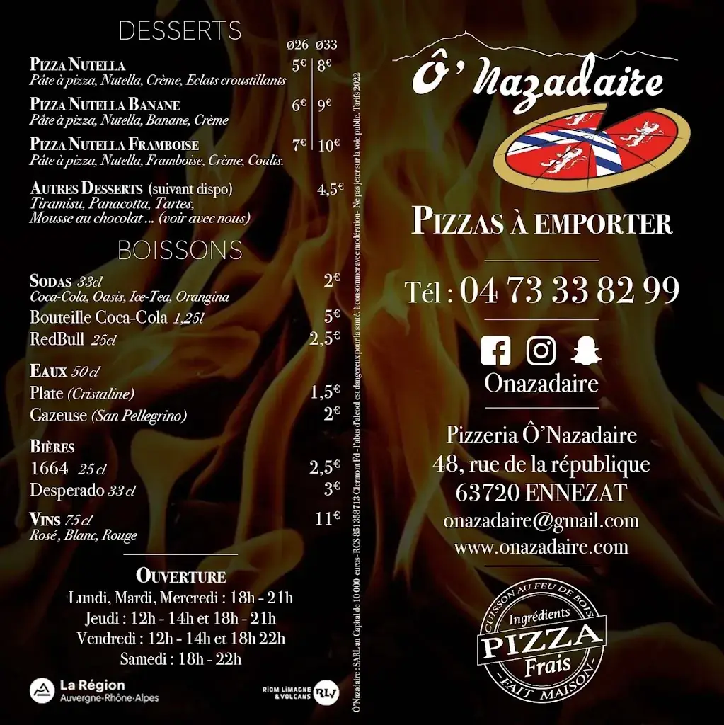 Menu_Ô'Nazadaire_Ennezat_image_2
