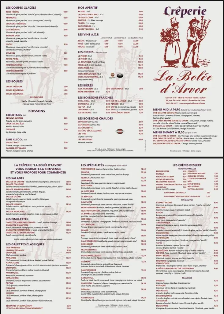 Menu_La Bolée D'Arvor_Charenton-le-Pont_image_2