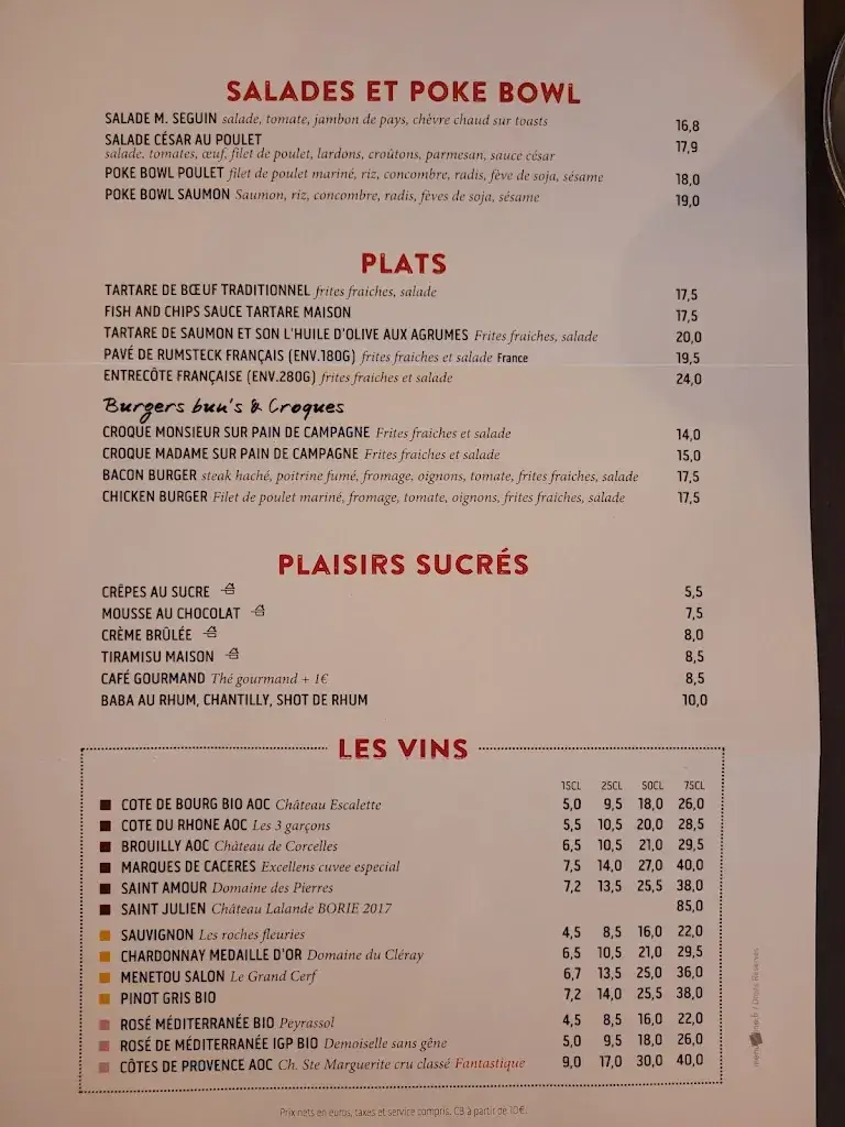 Menu_Le Paris Sports._Charenton-le-Pont_image_3