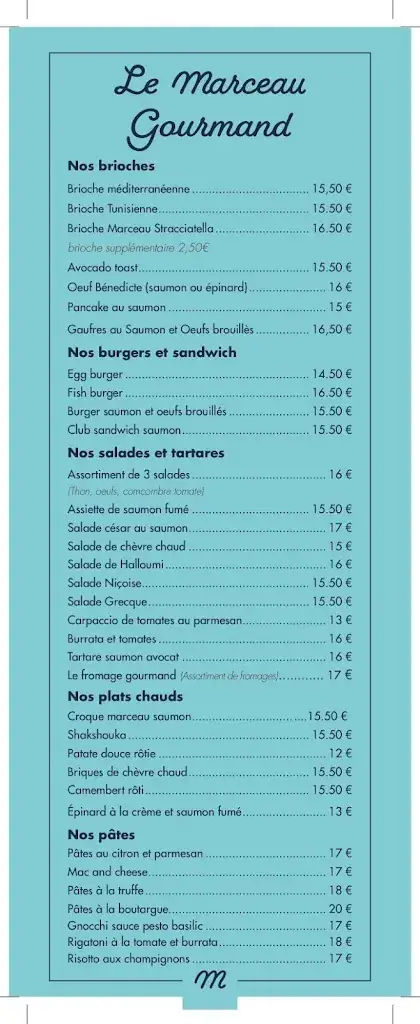 Menu_Marceau Café_Charenton-le-Pont_image_1