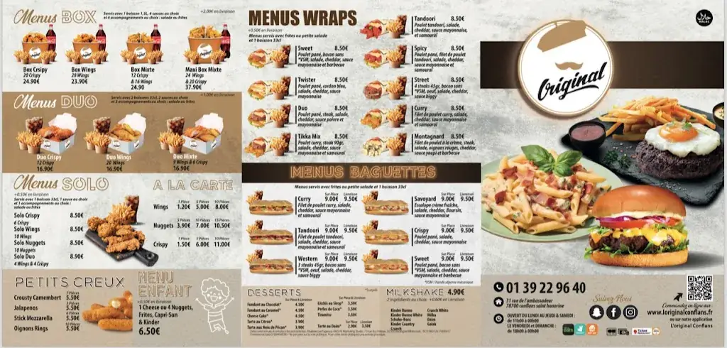 Menu_Original Restaurant_Conflans-Sainte-Honorine_immagine_3