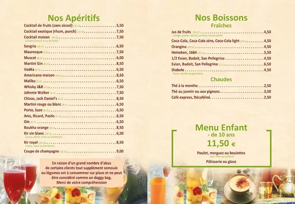 Menu_Auberge De Marrakech_Saint-Thibault-des-Vignes_image_1