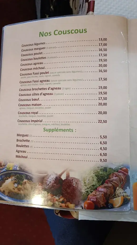 Menu_Auberge De Marrakech_Saint-Thibault-des-Vignes_image_4