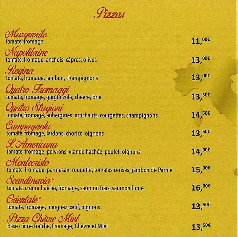 Menu_Le Monte Cristo Restaurant Karaoké Soirées à Thème Diner Dansant (77)_Coubert_image_1