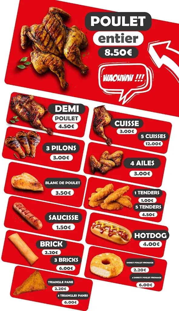 Menu_Chick'n korner_Coulommiers_immagine_1