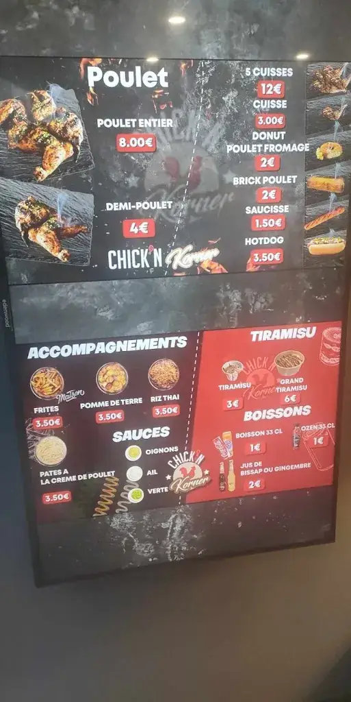 Menu_Chick'n korner_Coulommiers_immagine_4