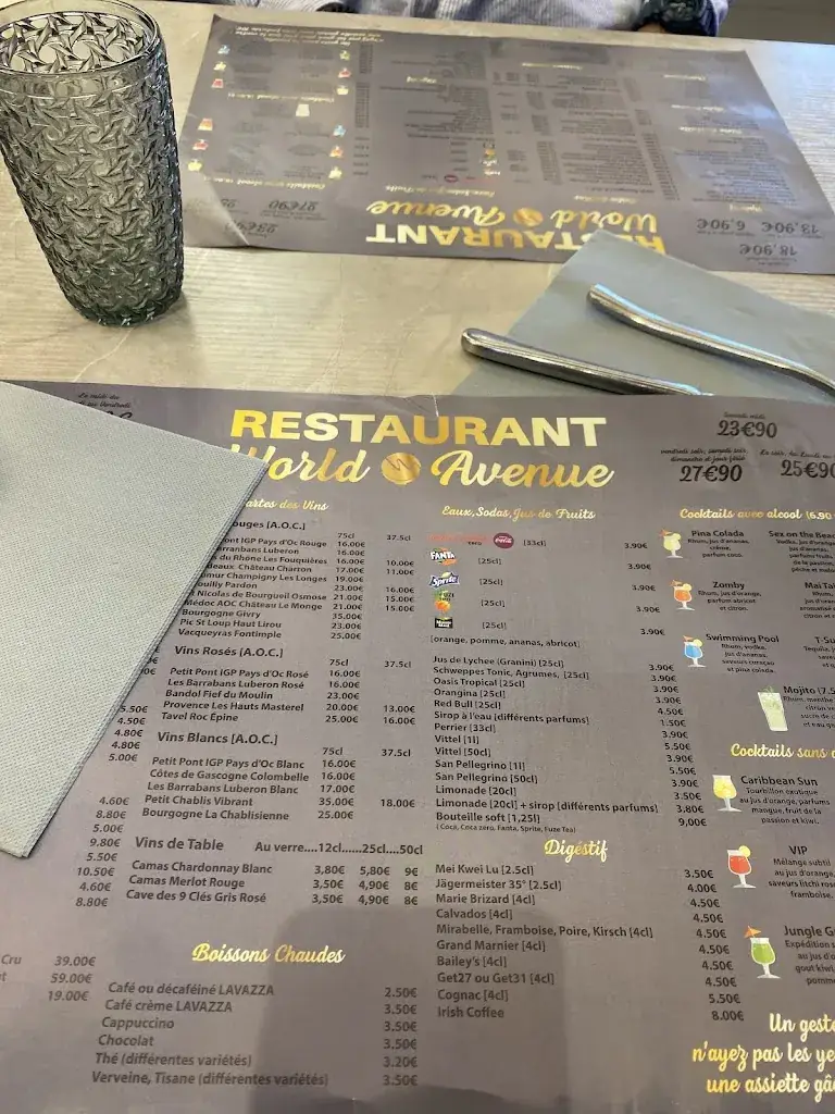 Menu_World Avenue_Coignières_image_3