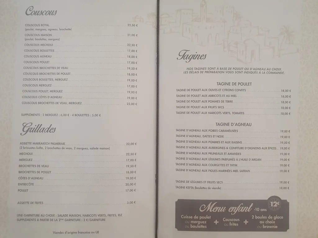 Menü_LE RIAD_Coignières_Bild_3