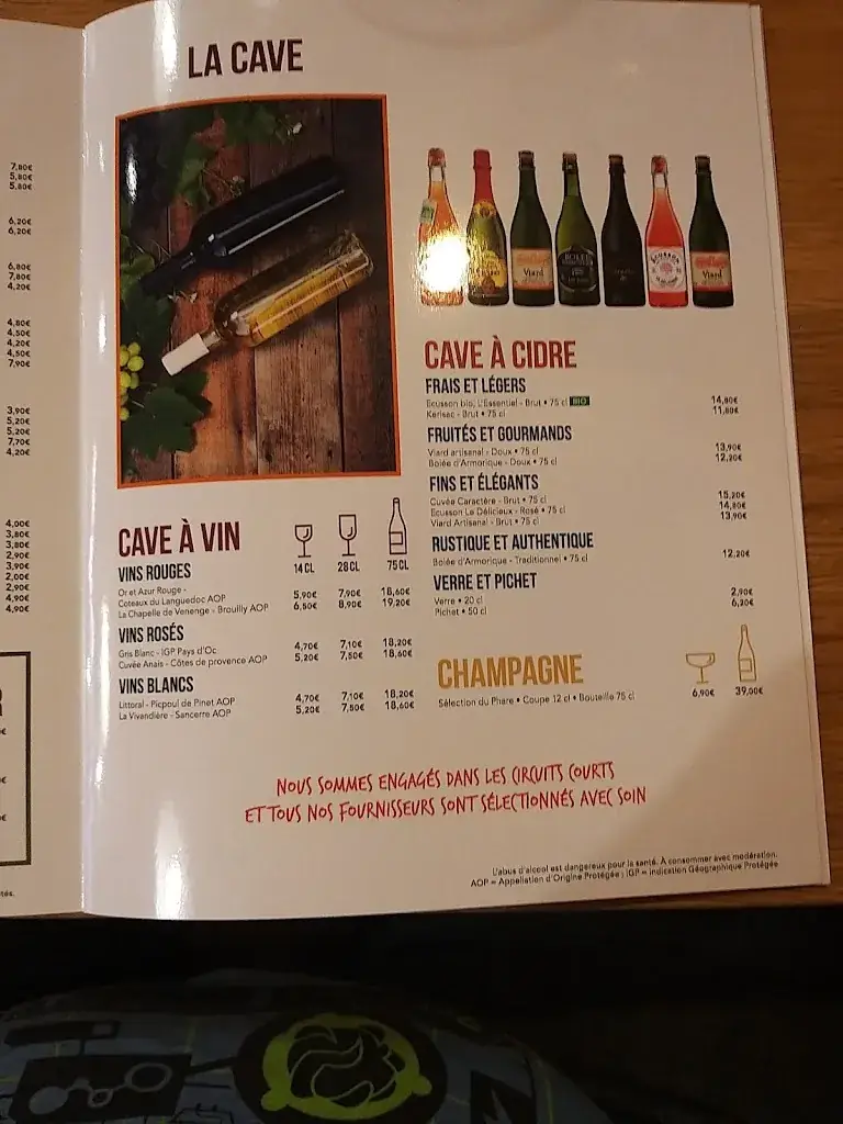 Menu_Le Phare St Louis_Coignières_image_4