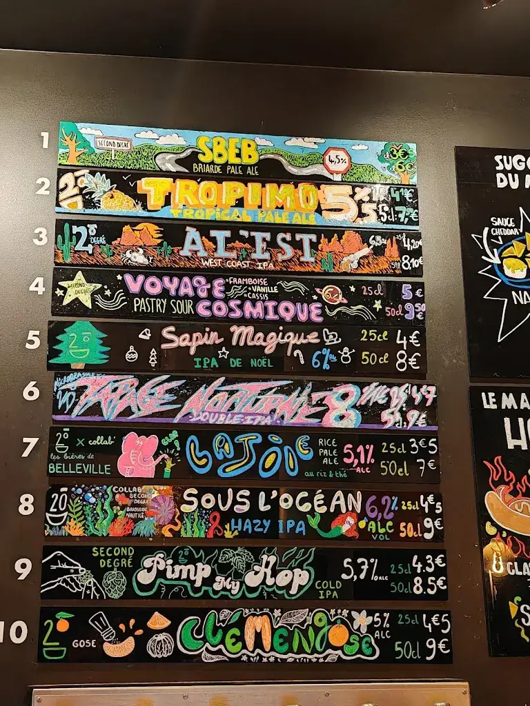 Menu_Microbrasserie Second Degré_Magny-le-Hongre_image_3