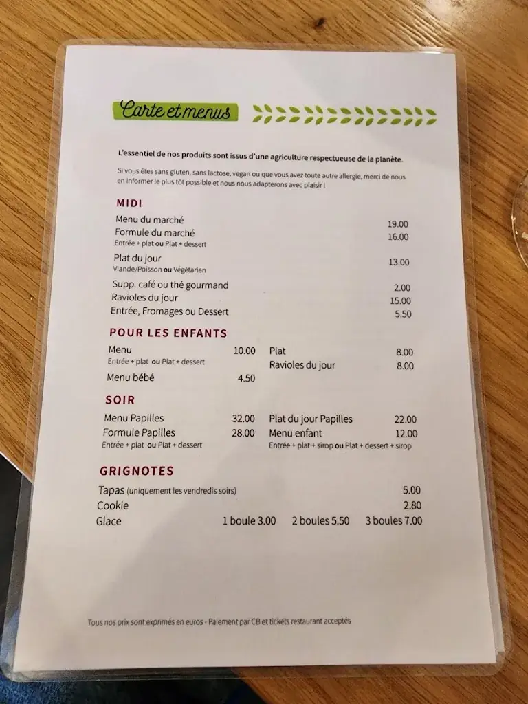 Menu_Papilles Et Papote Restaurant_Entre-deux-Guiers_image_1