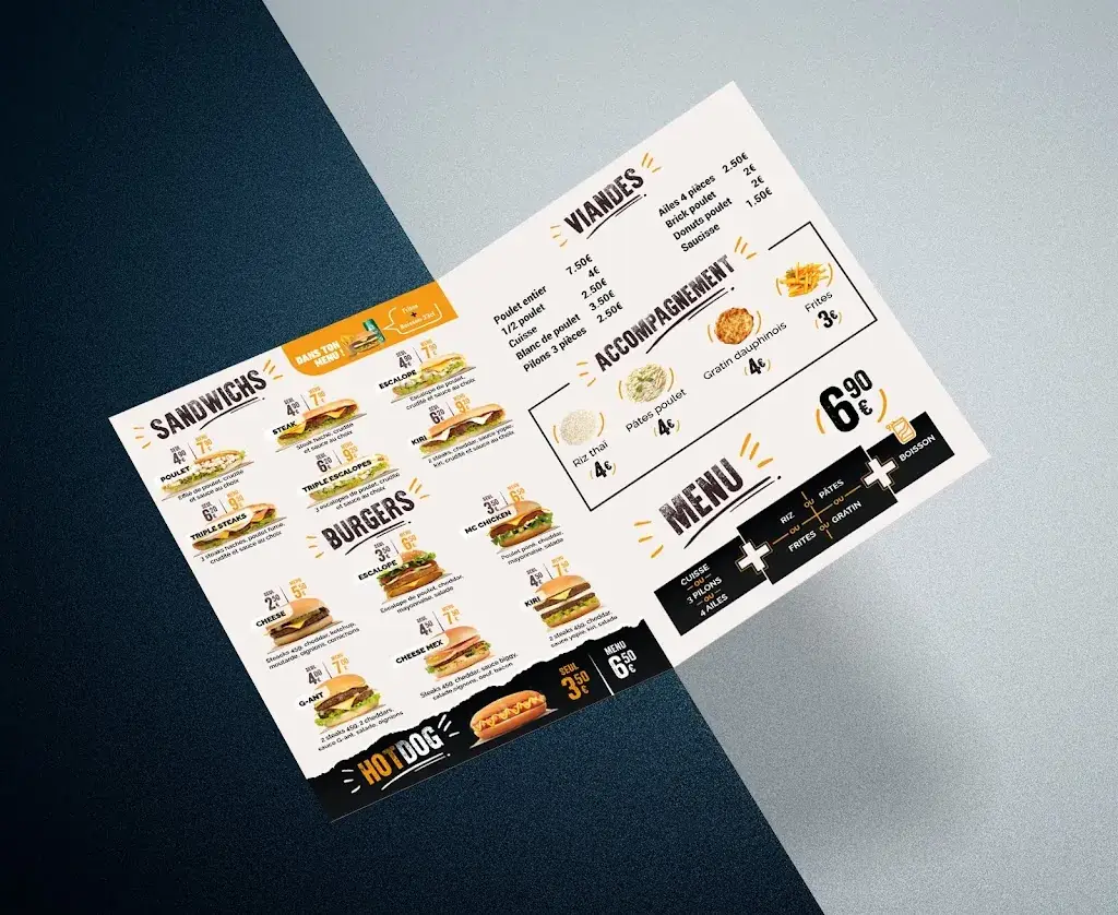 Menu_L'ATELIER DU POULET KABAYAN_Vaujours_image_2