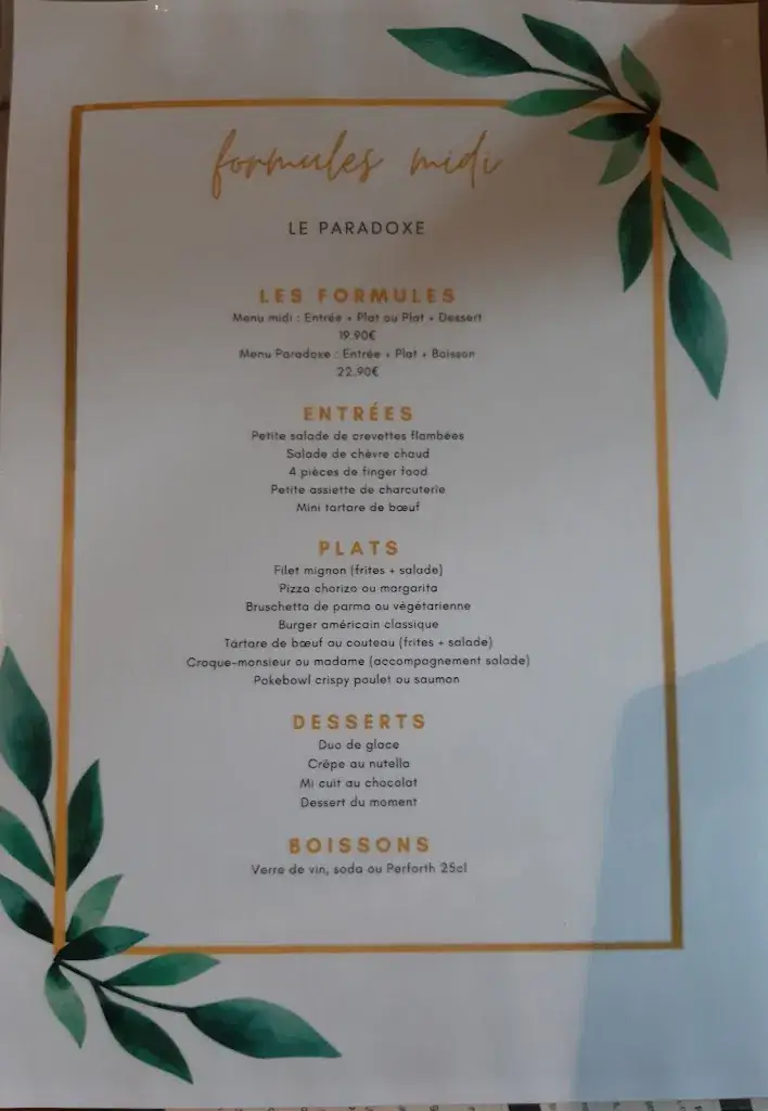 Menu_Le ParadoXe_Vauréal_immagine_3
