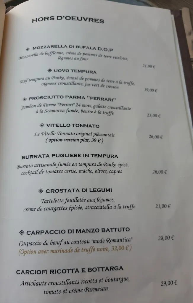 Menu_La Romantica_Clichy_image_2