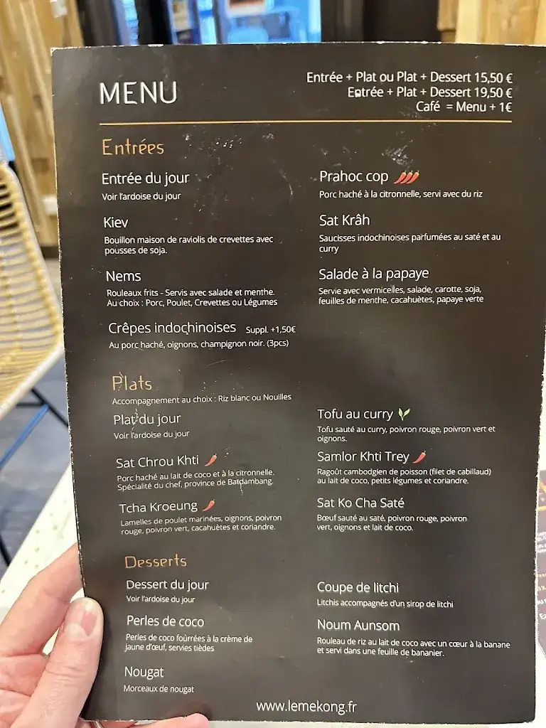 Menu_Le Mékong Clichy_Clichy_image_2