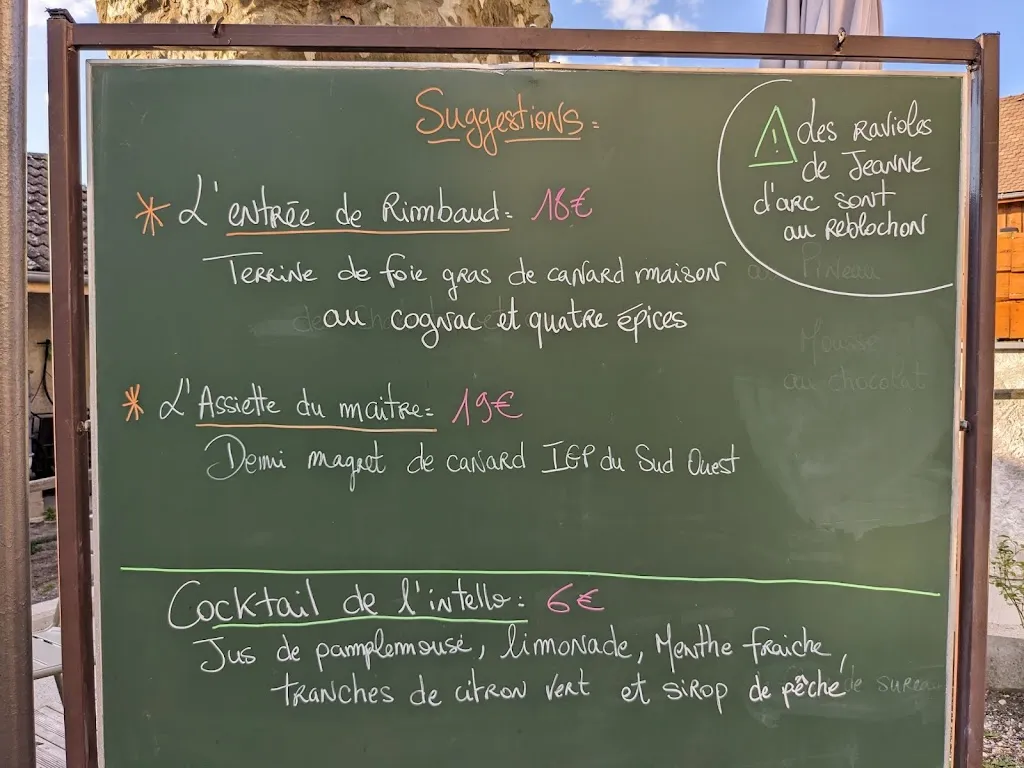Menu_Restaurant Le bonnet d'âne_Saint-Laurent-du-Pont_image_2