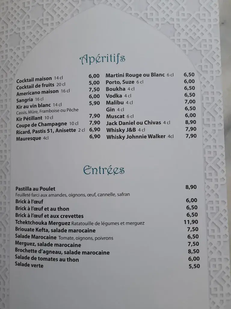Menu_Le MAROC_Quincy-Voisins_image_1