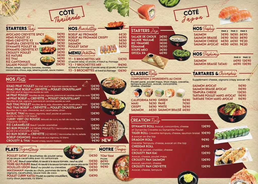 Thai Food N'Jap restaurant in Clichy-sous-Bois