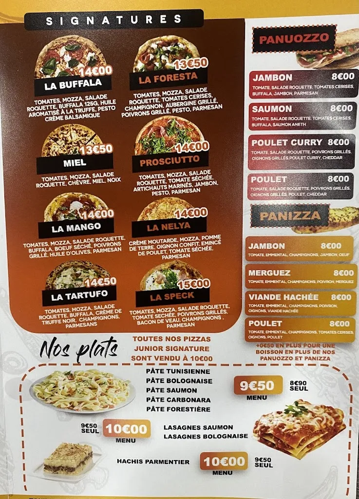 Menu_Chez Nelya Pizza au feu de bois_Clichy-sous-Bois_image_1
