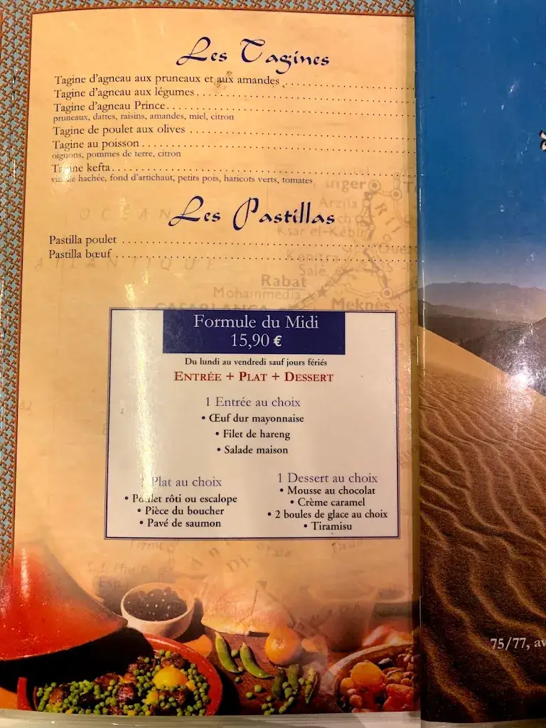 Menu_Restaurant Grain De Sable_Livry-Gargan_image_2