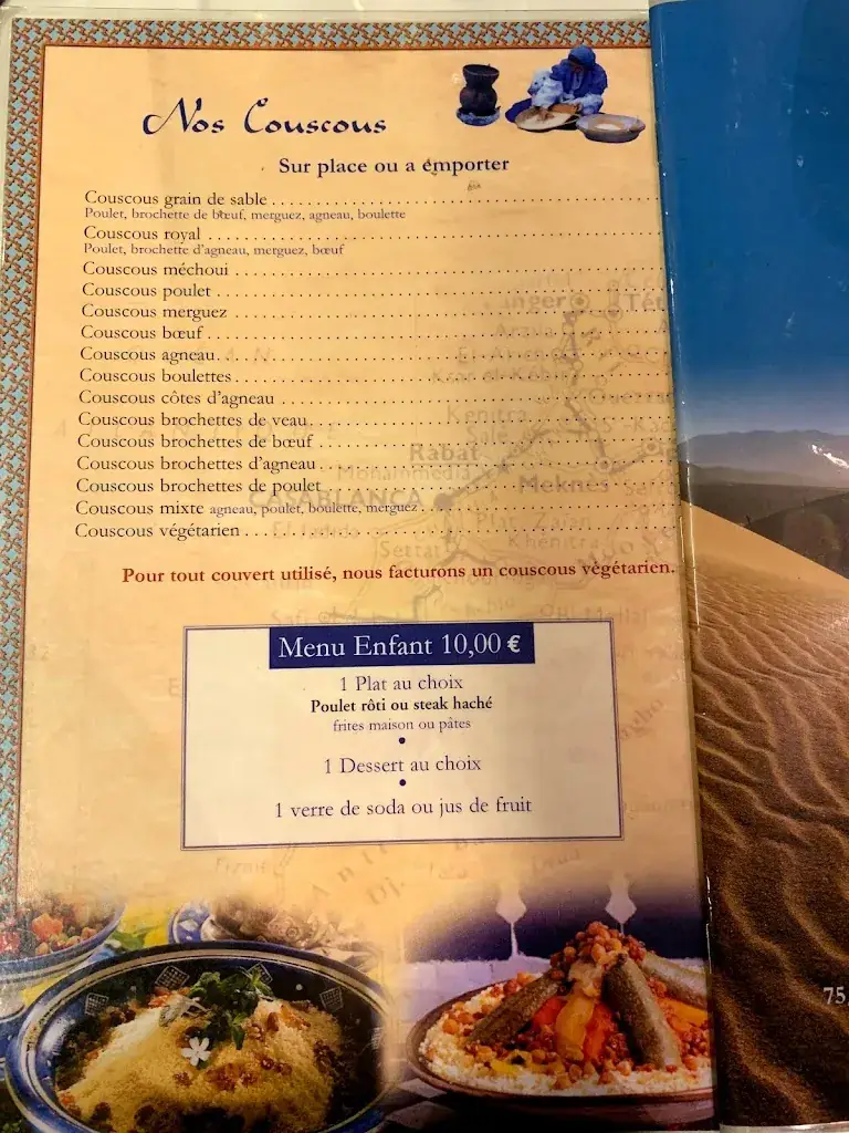 Menu_Restaurant Grain De Sable_Livry-Gargan_image_4