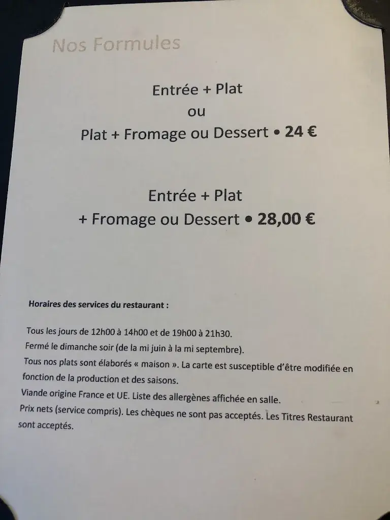 Menu_Restaurant la Table de Blanche_Dourdan_image_1
