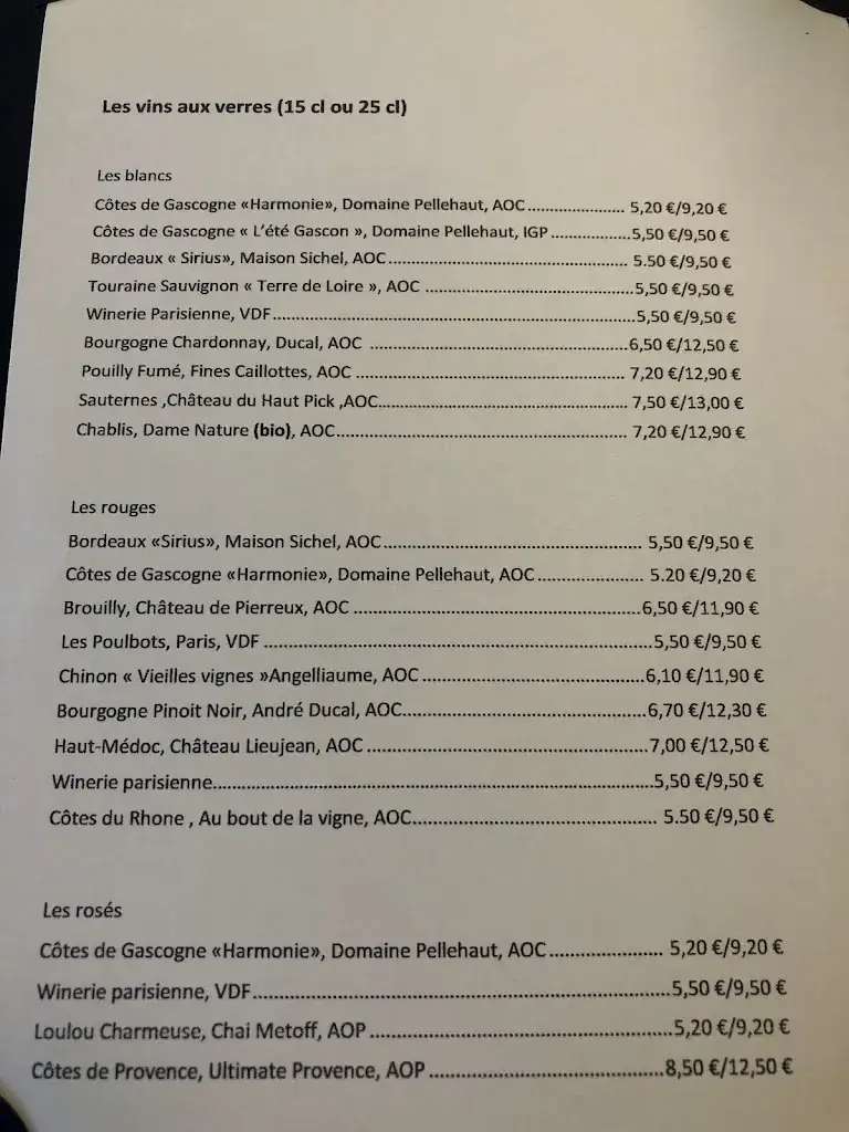 Menu_Restaurant la Table de Blanche_Dourdan_image_3