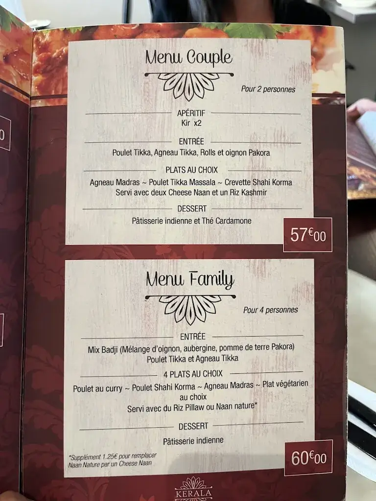 Menü_Kerala Restaurant_Combs-la-Ville_Bild_4