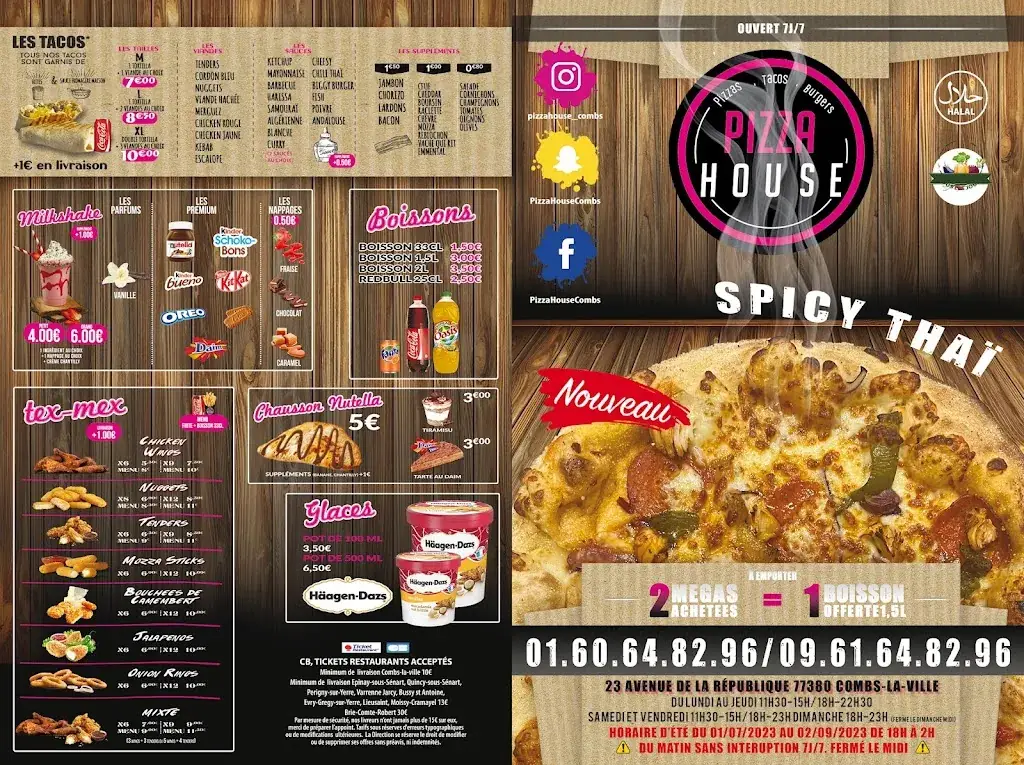 Menu_Pizza house Combs la ville_Combs-la-Ville_image_1