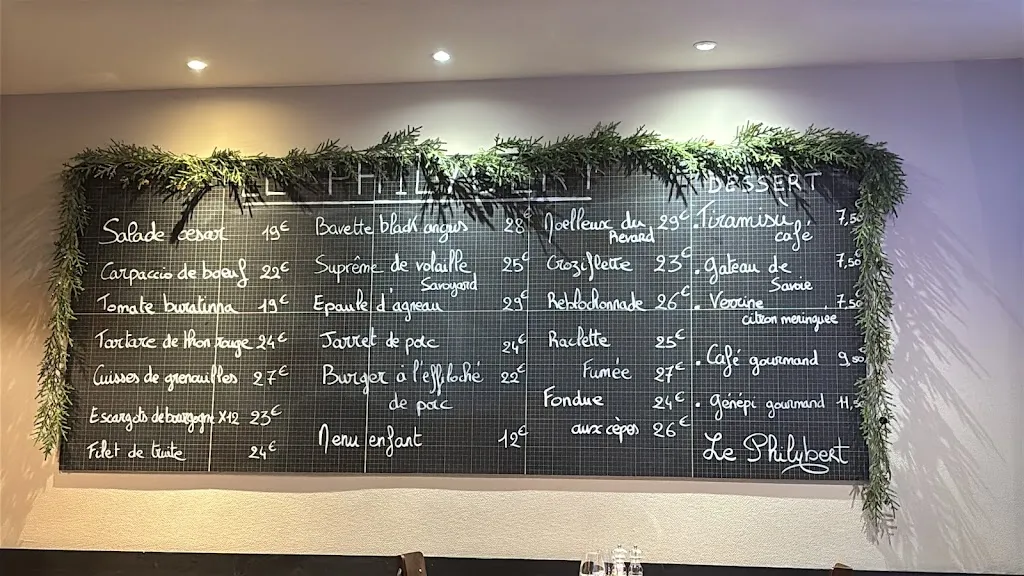 Menu_LE PHILYBERT 🫕 🥩 🍻🍷 RESTAURANT SAVOYARD ET STEAKHOUSE_Aix-les-Bains_image_3