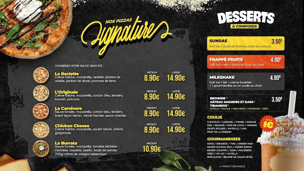 Menu_Five Pizza Original - Evry_Évry-Courcouronnes_image_3