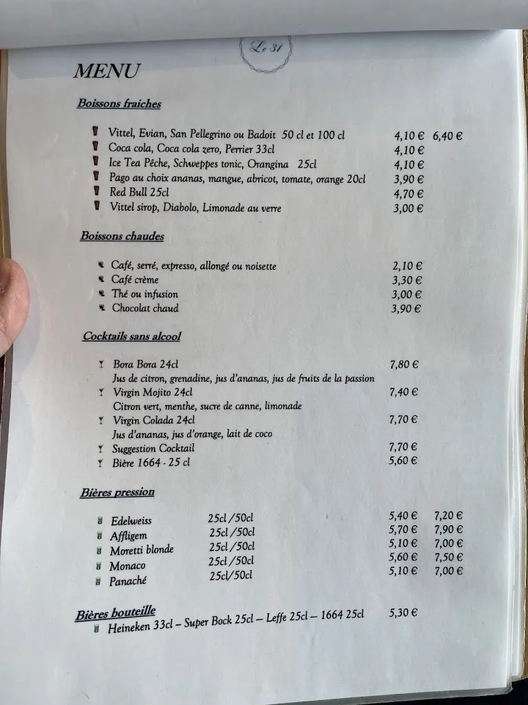 Menu_Le 31_Croissy-Beaubourg_image_3