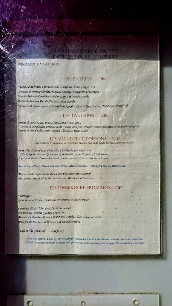 Menu_Le Briefing | Restaurant bistronomique 77_Lognes_image_2