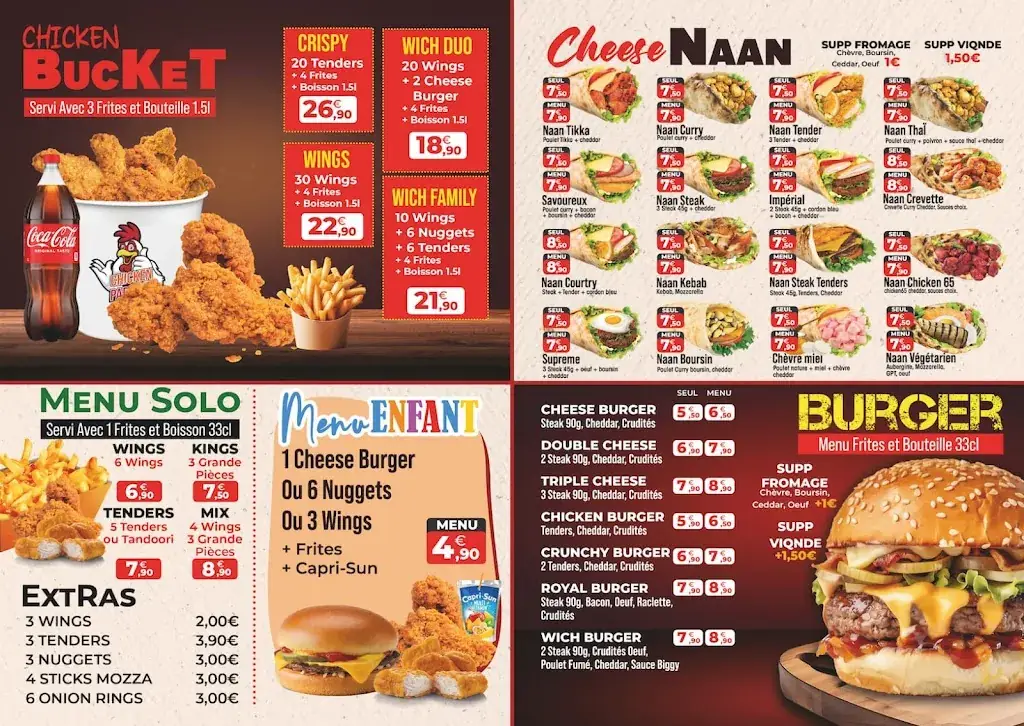 Menu_Chicken paradise_Courtry_imagen_1