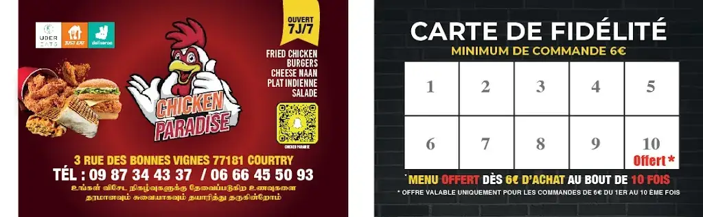 Menu_Chicken paradise_Courtry_imagen_4