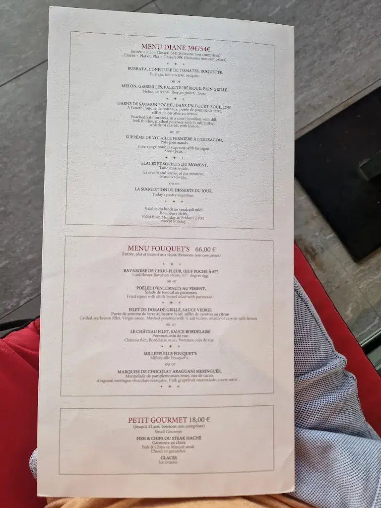 Menu_Fouquet's Enghien-les-Bains_Enghien-les-Bains_immagine_1