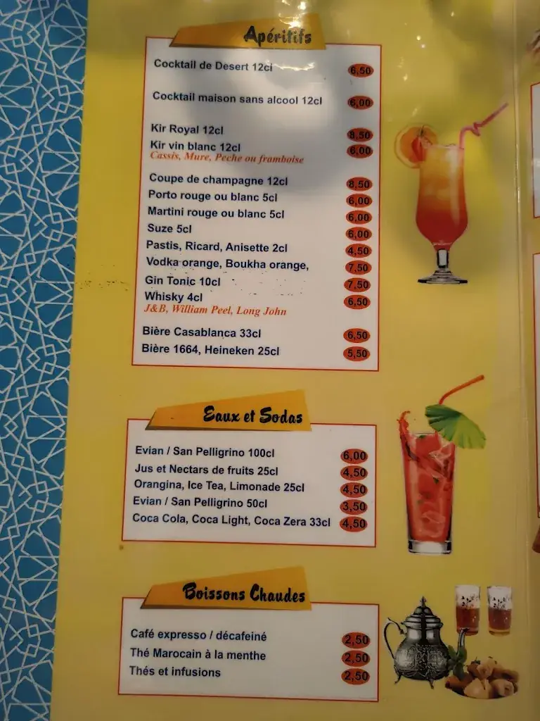 Menu_Le Palais d'Ali Baba_Chaville_image_2