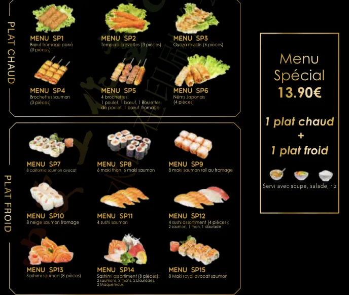 Menü_Yamada Restaurant_Chaville_Bild_2