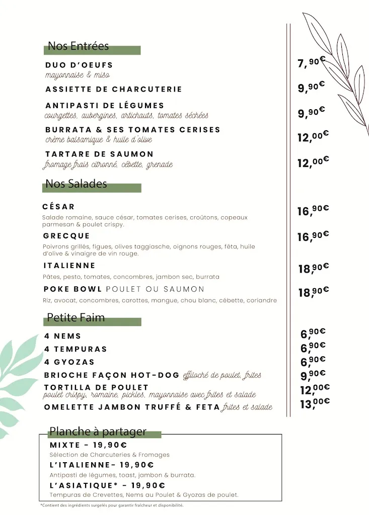 Menu_La Terrasse de Domont_Domont_image_1