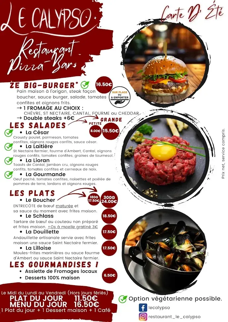 Menu_Le Calypso_Thiers_image_2