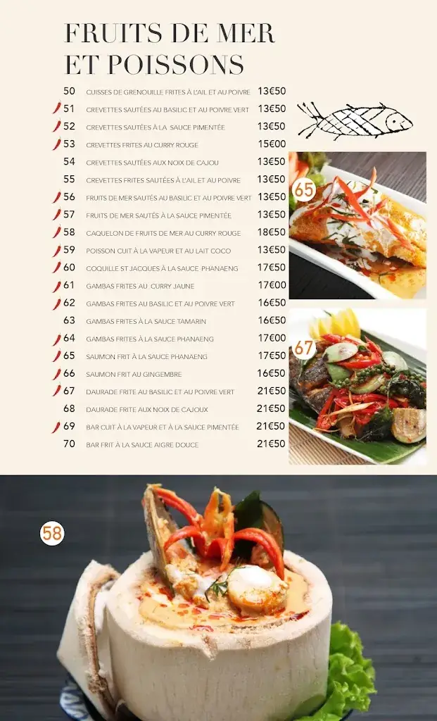 Menu_Thaï Basilic Créteil Soleil_Créteil_image_3