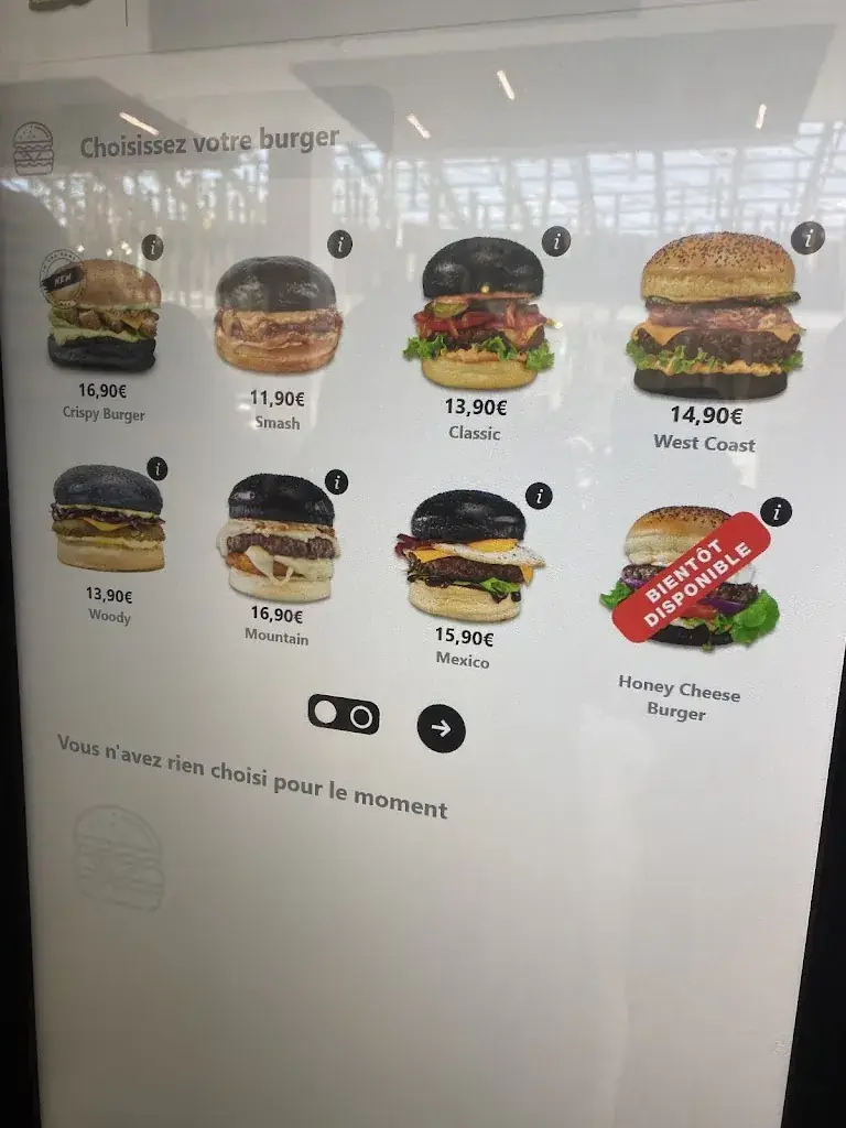 Menu_Black & White Burger Créteil Soleil_Créteil_image_3